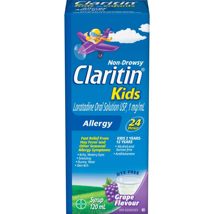 claritin syrup dosage for child